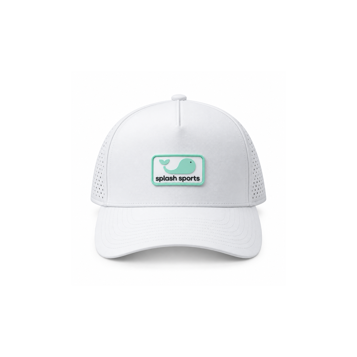 Cuts Splash Sports Hat - White