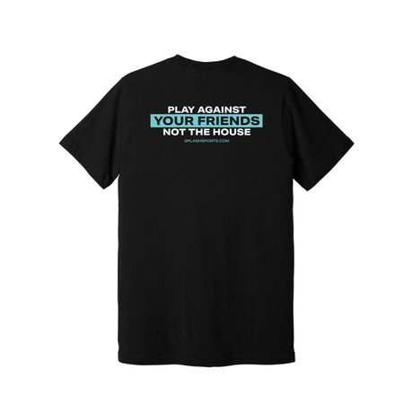 Play Against Your Friends Tee - Black
