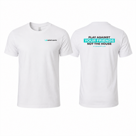 Play Against Your Friends Tee - White