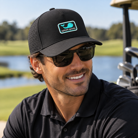 Cuts Splash Sports Hat - Black