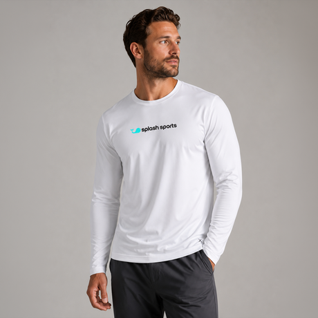 Cuts Splash AO Forever Long Sleeve Tee - White